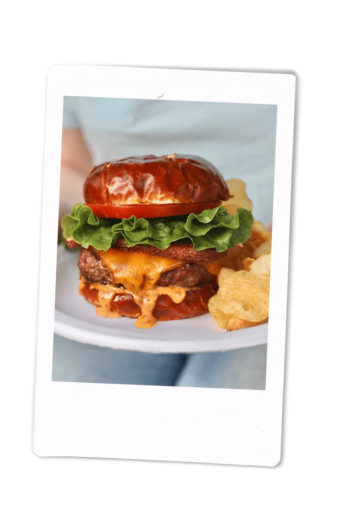 Perfectly Grilled Burger with Chipotle Aioli