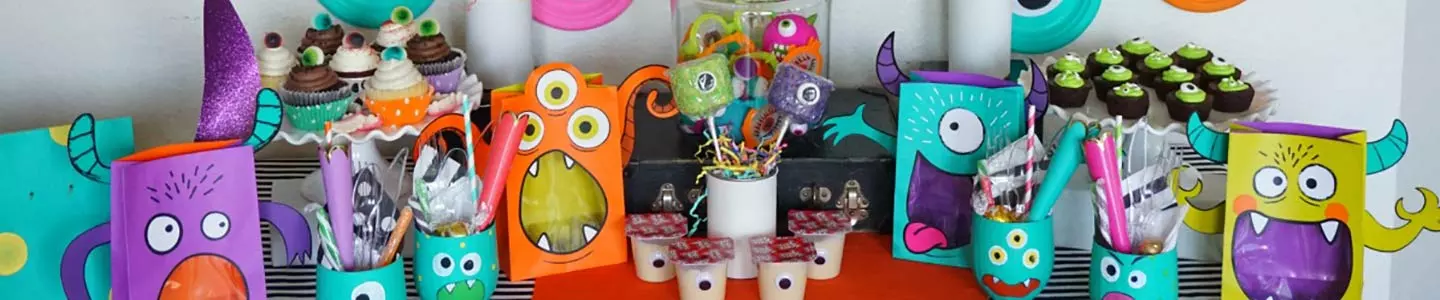 Colorful Monster Mash Halloween Party