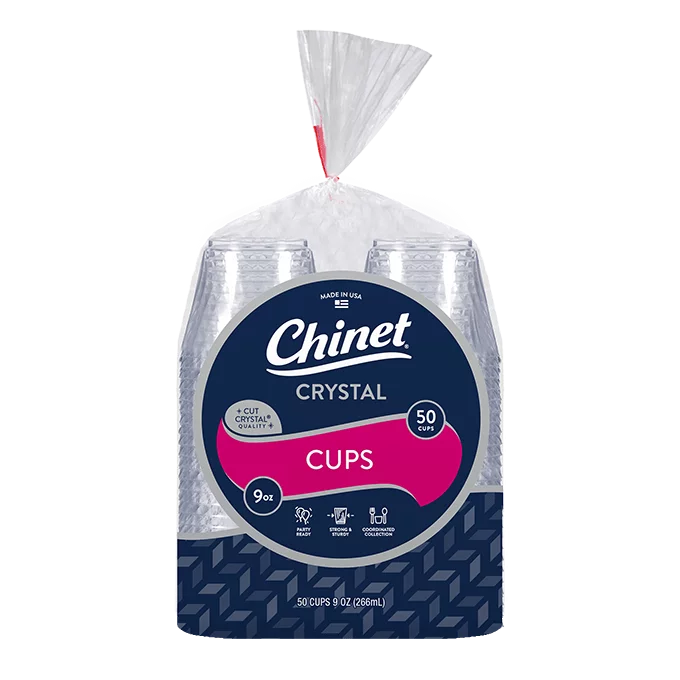 Chinet Crystal 9oz cup 50 count