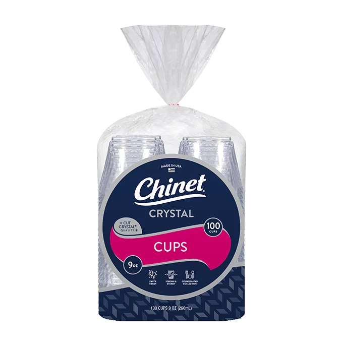 Chinet Crystal 9oz Cup 100 count