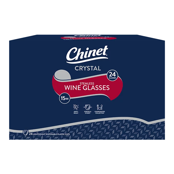 Chinet Crystal Stemless Wine Glass 24 count