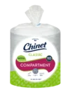 Chinet classic compartment plate 165ct