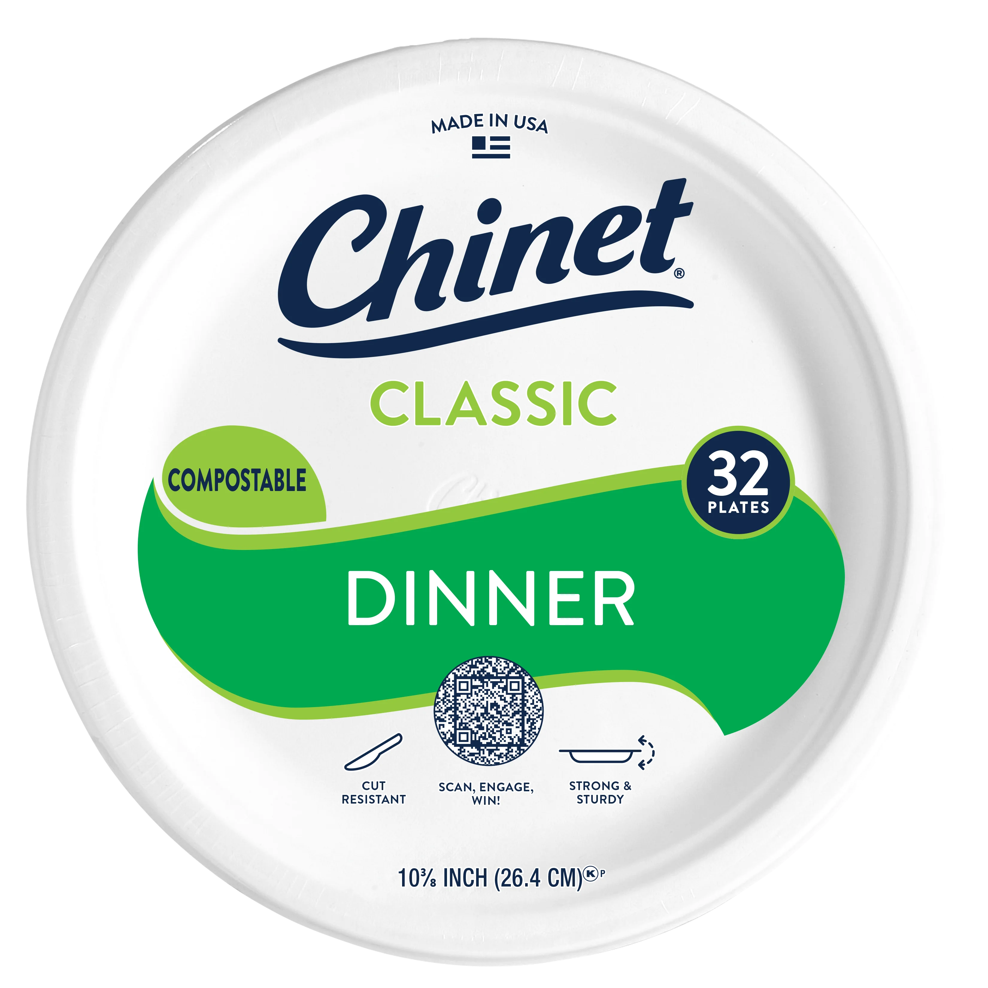 Chinet Classic Dinner Plate